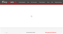 Desktop Screenshot of fliegmituns.de